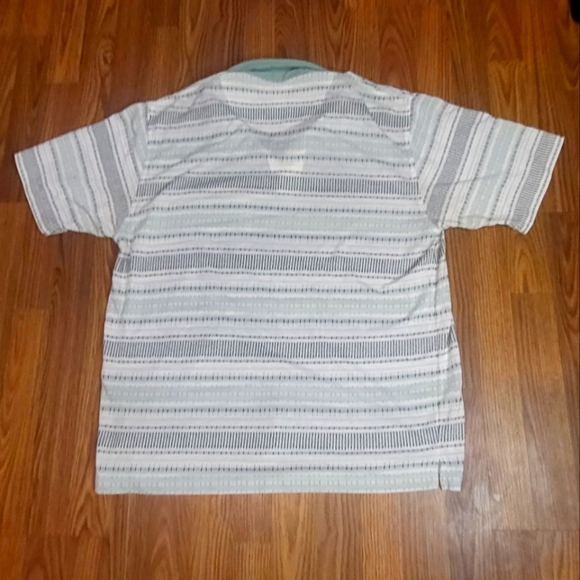 80s-90s Arnold Palmer Moss Green Golf VTG Polo T-shirt Large B31 - Picture 4 of 4